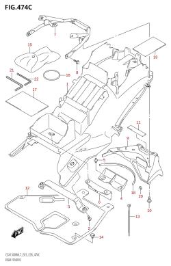 474C - REAR FENDER (GSX1300RA:L7:E33)