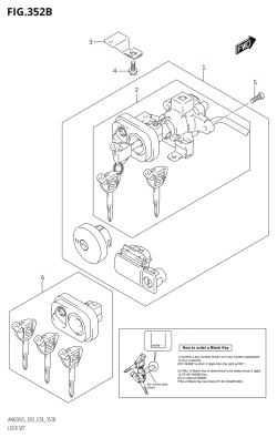 352B - LOCK SET (AN650:L5:E33)