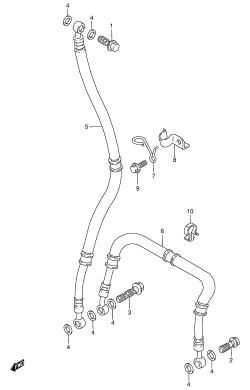 054 - FRONT BRAKE HOSE