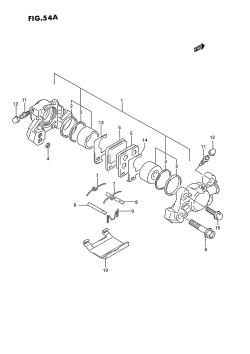 54A - REAR CALIPER (MODEL R /​ S)