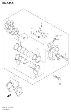 535A - FRONT CALIPER