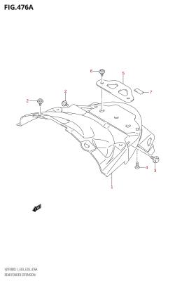 476A - REAR FENDER EXTENSION