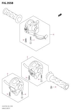 355B - HANDLE SWITCH (K3)