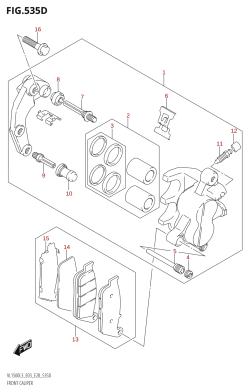 535D - FRONT CALIPER (VL1500B:L3:E03)