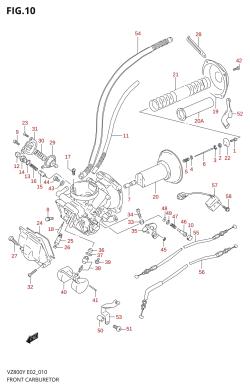 010 - FRONT CARBURETOR