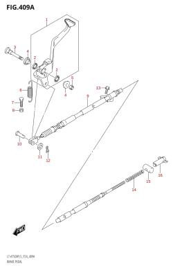 409A - BRAKE PEDAL