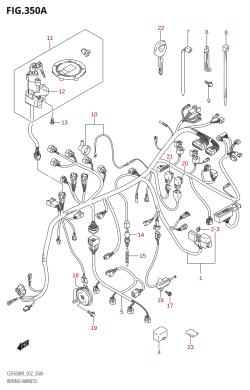350A - WIRING HARNESS (GSF650,GSF650A,GSF650U,GSF650UA)