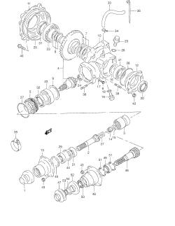 025 - FINAL BEVEL GEAR (REAR)(MODEL W /​ X)