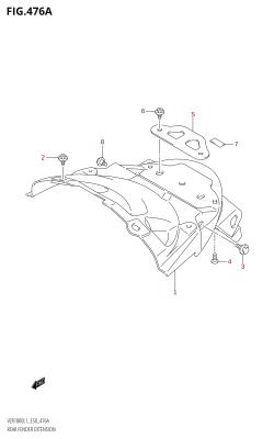 476A - REAR FENDER EXTENSION