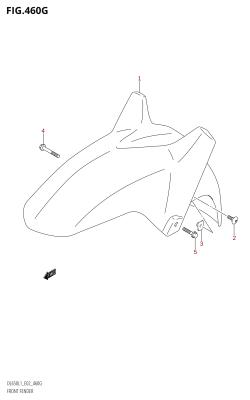 460G - FRONT FENDER (DL650UE:L1:E19)