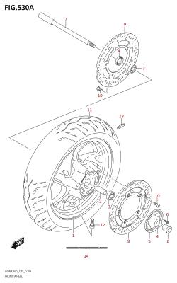 530A - FRONT WHEEL (AN400A:L5:E99)