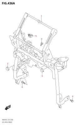 436A - LEG SHIELD BRACE