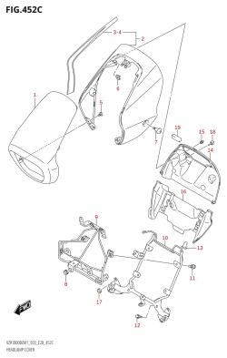 452C - HEADLAMP COVER (SEE NOTE 1)