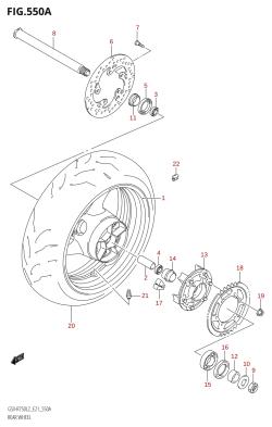 550A - REAR WHEEL
