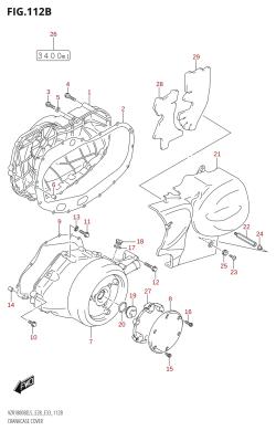 112B - CRANKCASE COVER (VZR1800BZ:L5:E33)