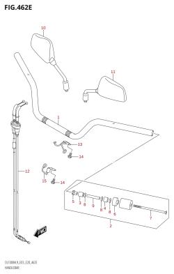 462E - HANDLEBAR (DL1000A:L9:E28)
