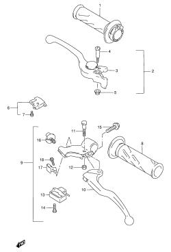41A - HANDLE LEVER (MODEL W /​ X)