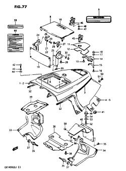 077 - FRAME UPPER COVER MODEL H /​ J