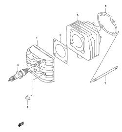 01B - CYLINDER (MODEL AY50 K1 /​ K2)