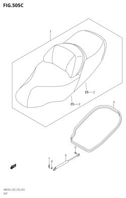 505C - SEAT (AN650Z:L3:E28)