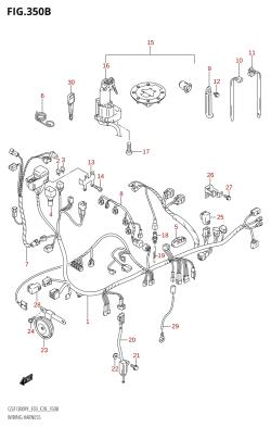 350B - WIRING HARNESS (K3)