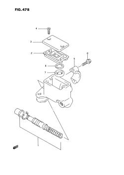 47B - FRONT MASTER CYLINDER (MODEL S /​ T)