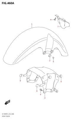 460A - FRONT FENDER