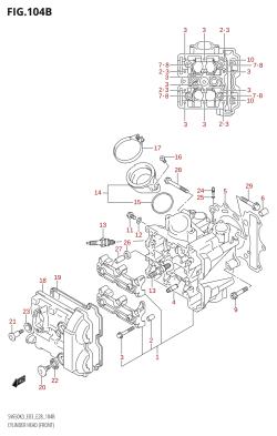 104B - CYLINDER HEAD (FRONT) (K7)