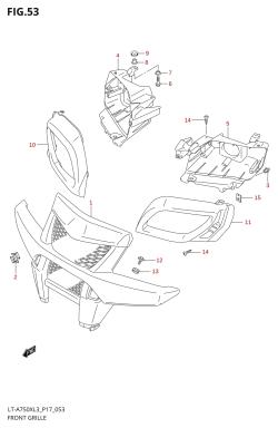 053 - FRONT GRILLE