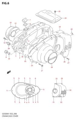 006 - CRANKCASE COVER