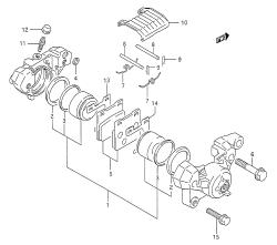 50A - REAR CALIPER (MODEL P /​ R /​ S /​ T)