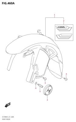 460A - FRONT FENDER (DL1000XA:L9:E21)