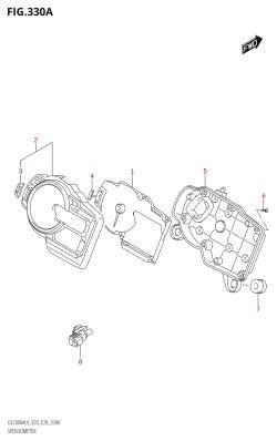 330A - SPEEDOMETER (DL1000XA:L9:E03)