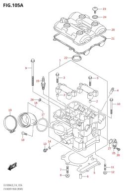 105A - CYLINDER HEAD (REAR)