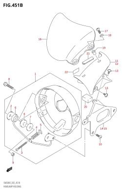 451B - HEADLAMP HOUSING ((SV650,SV650U):(K5,K6))
