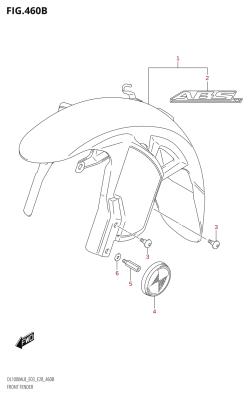 460B - FRONT FENDER (DL1000A:L8:E03)