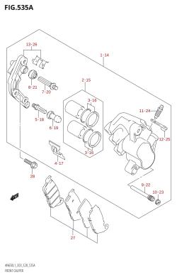 535A - FRONT CALIPER