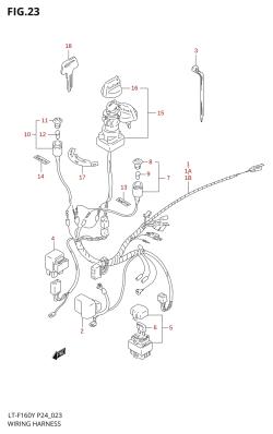 023 - WIRING HARNESS (MODEL V /​ W /​ X /​ Y /​ K1)