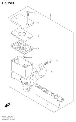 558A - REAR MASTER CYLINDER