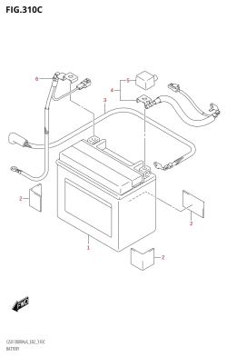 310C - BATTERY (GSX1300RAUF:L4:E19)