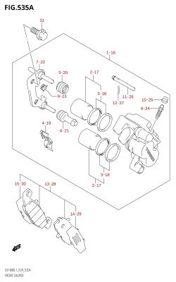 535A - FRONT CALIPER
