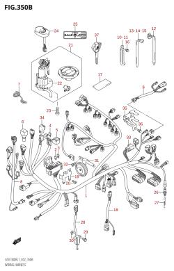 350B - WIRING HARNESS (GSX1300R:L1:E19)