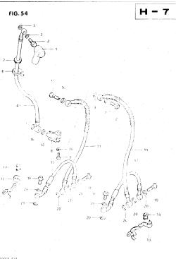 054 - FRONT BRAKE HOSE