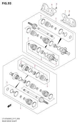 093 - REAR DRIVE SHAFT