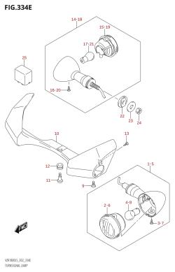 334E - TURNSIGNAL LAMP (VZR1800BZ:L5:E19)