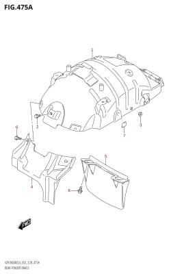 475A - REAR FENDER BRACE