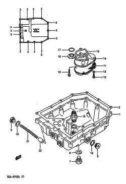 006 - OIL PAN (MODEL J /​ K)
