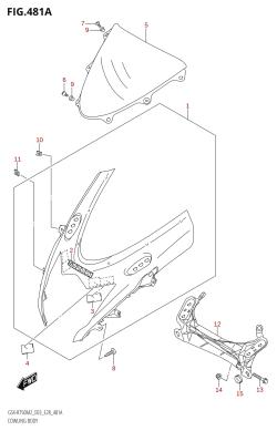 481A - COWLING BODY (GSX-R750)