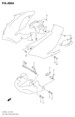 486A - SIDE COWL INSTALLATION PARTS