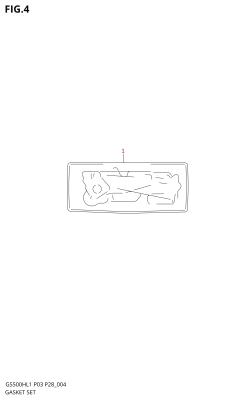 004 - GASKET (GS500FH P33)